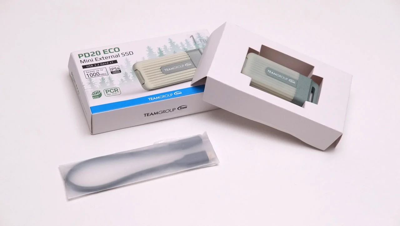 o SSD TEAMGROUP PD20 ECO Mini 1 TB 3