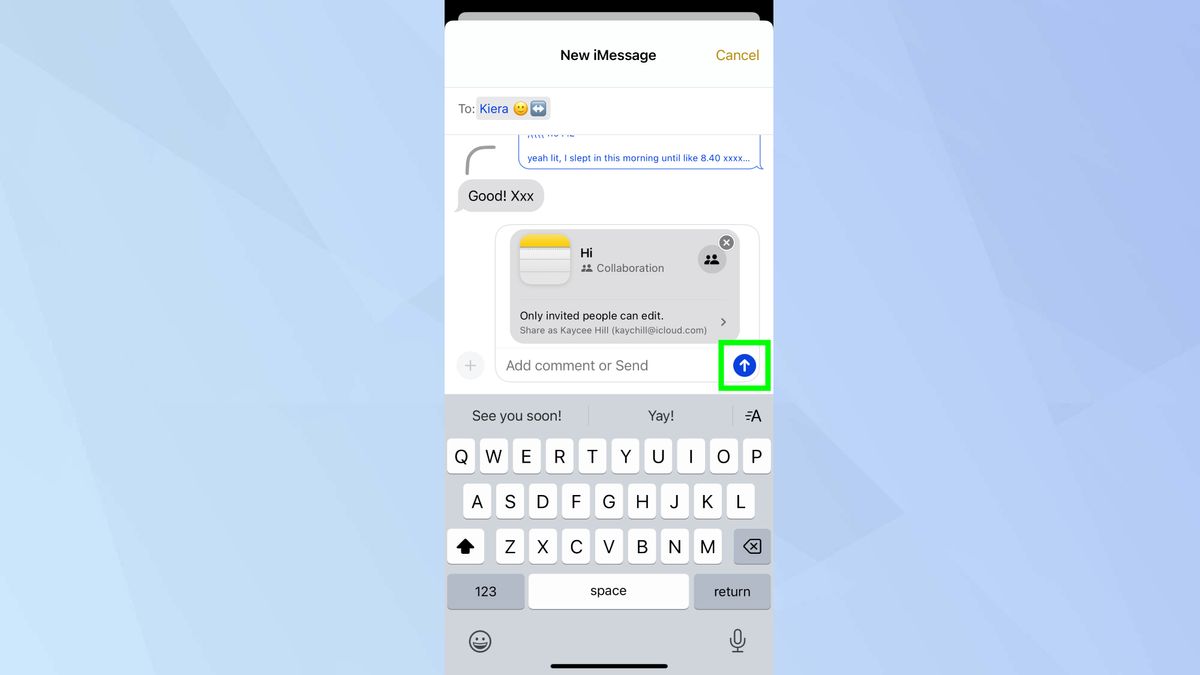 Cách sử dụng chức năng nhắn tin bí mật trong ứng dụng Notes trên iPhone 13 ung dung Notes tren iPhone 6