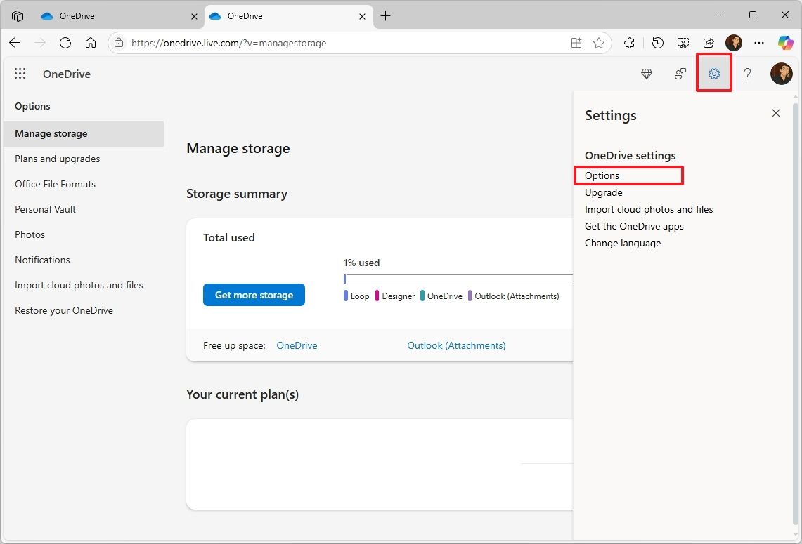 7 tinh nang can biet va cau hinh tren onedrive danh cho windows 11 10