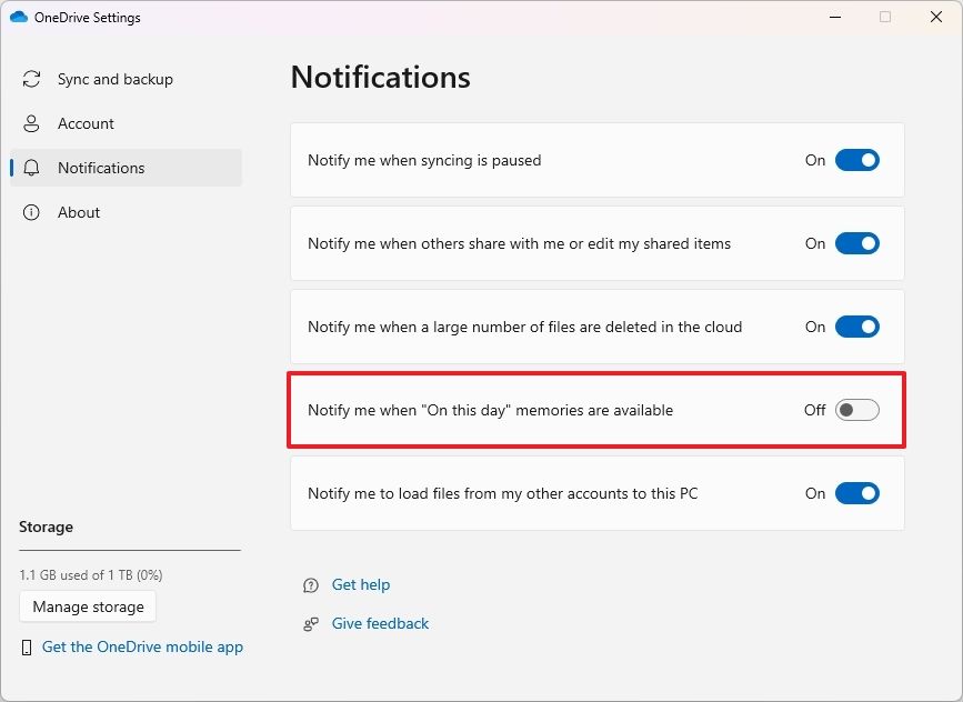 7 tinh nang can biet va cau hinh tren onedrive danh cho windows 11 13
