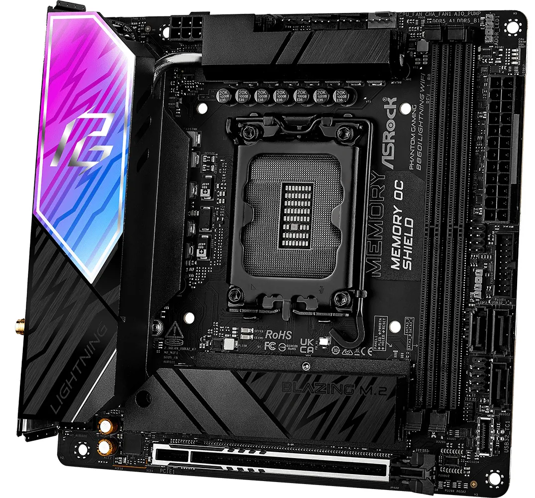 Đánh giá bo mạch chủ ASRock Phantom Gaming B860I Lightning Wi-Fi: Sức mạnh ẩn sau thiết kế nhỏ nhắn 33 ASRock Phantom Gaming B860I Lightning Wi Fi 8