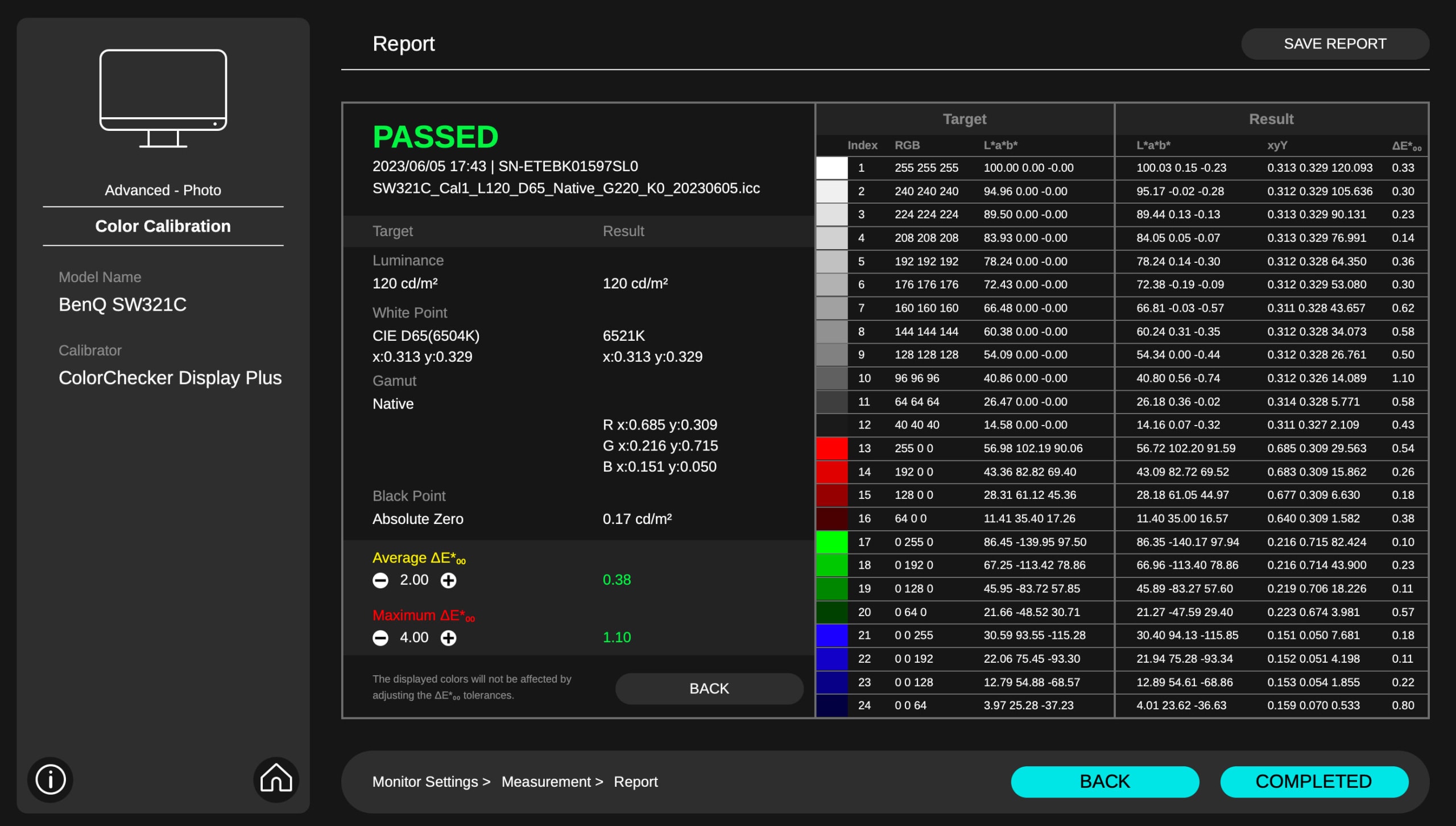BenQ Palette Master Ultimate 2