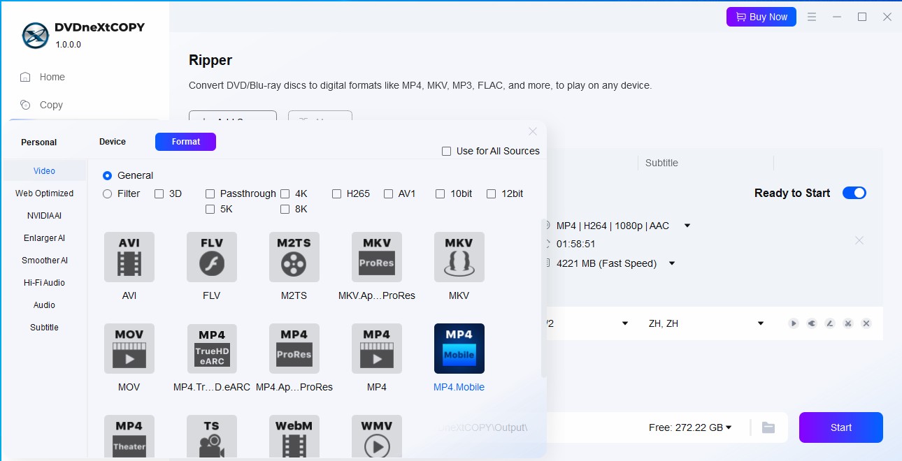 Cach chuyen doi BDMV sang dinh dang MP4 ma khong lam giam chat luong