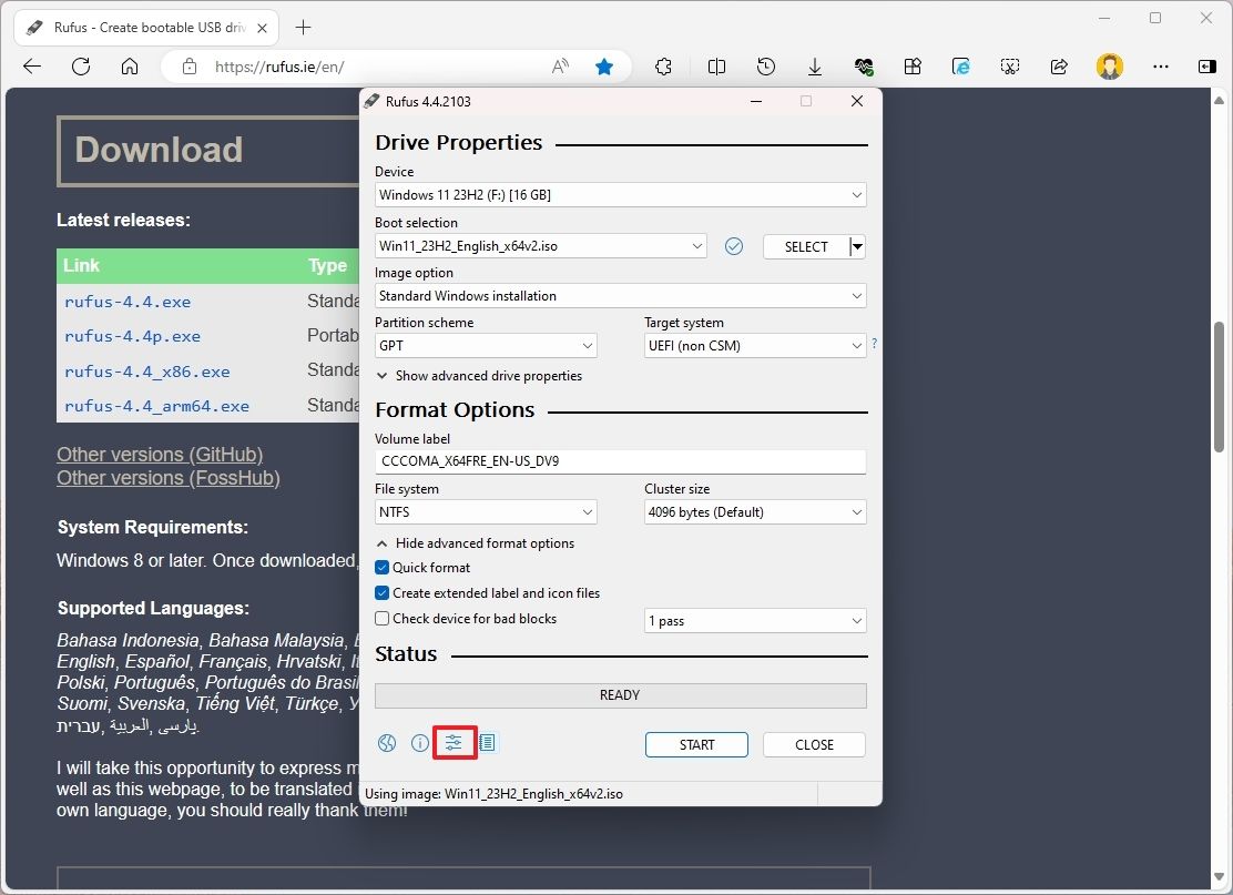 Cach tai Windows 11 vao o dia flash USB 10