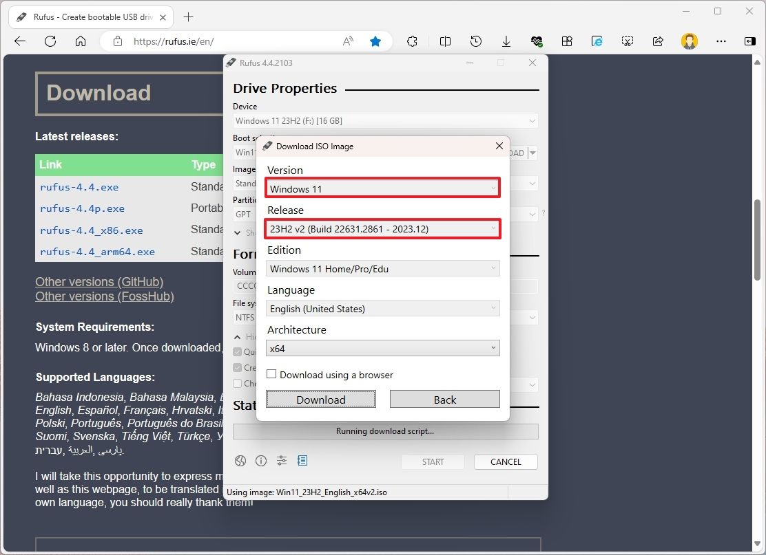 Cach tai Windows 11 vao o dia flash USB 13