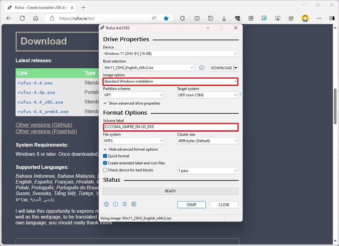 Cach tai Windows 11 vao o dia flash USB 14