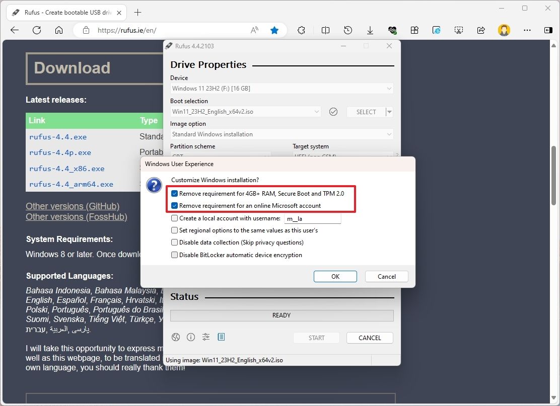 Cach tai Windows 11 vao o dia flash USB 8