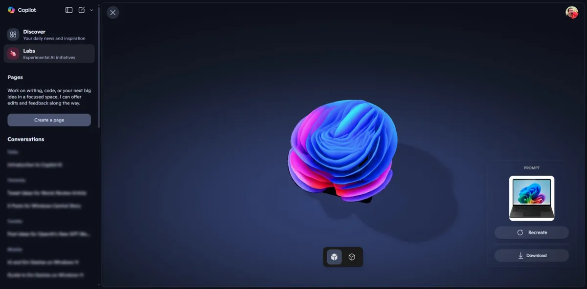 Copilot 3D của Microsoft biến một hình ảnh duy nhất thành mô hình 3D có thể in được, sẵn sàng cho trò chơi 8 Copilot 3D 4