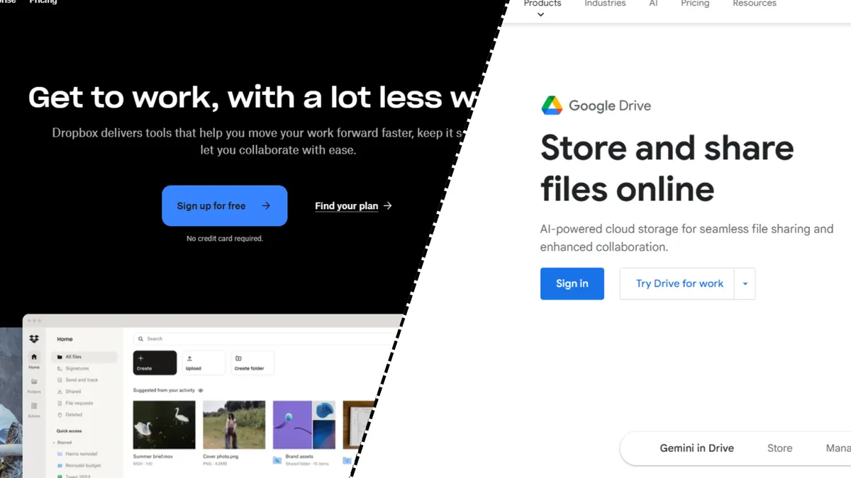 Dropbox vs. Google Drive 3