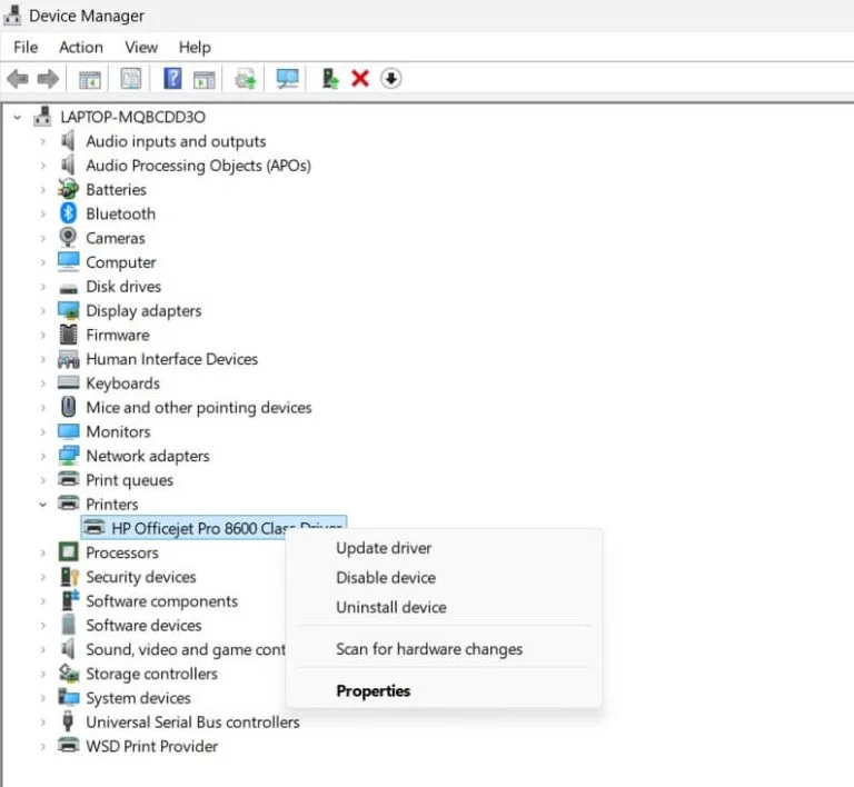 Hướng dẫn cách mở, thiết lập, quản lý thiết bị và cài đặt máy in trong Windows 11 27 Huong dan cach mo thiet lap quan ly thiet bi va cai dat may in trong Windows 11 7