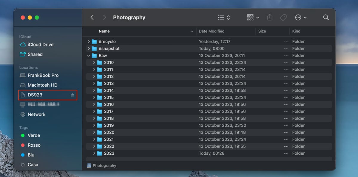 Huong dan cach su dung NAS Synology trong quy trinh lam viec nhiep anh va chinh sua hinh anh 4