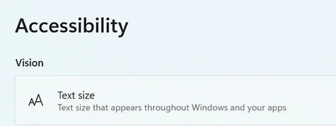 Huong dan cach thay doi kich thuoc chu tren PC Windows 11 7