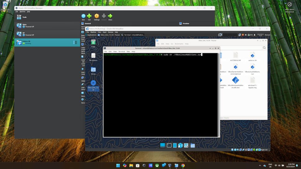 Huong dan cach thiet lap may ao moi trong Virtualbox 1