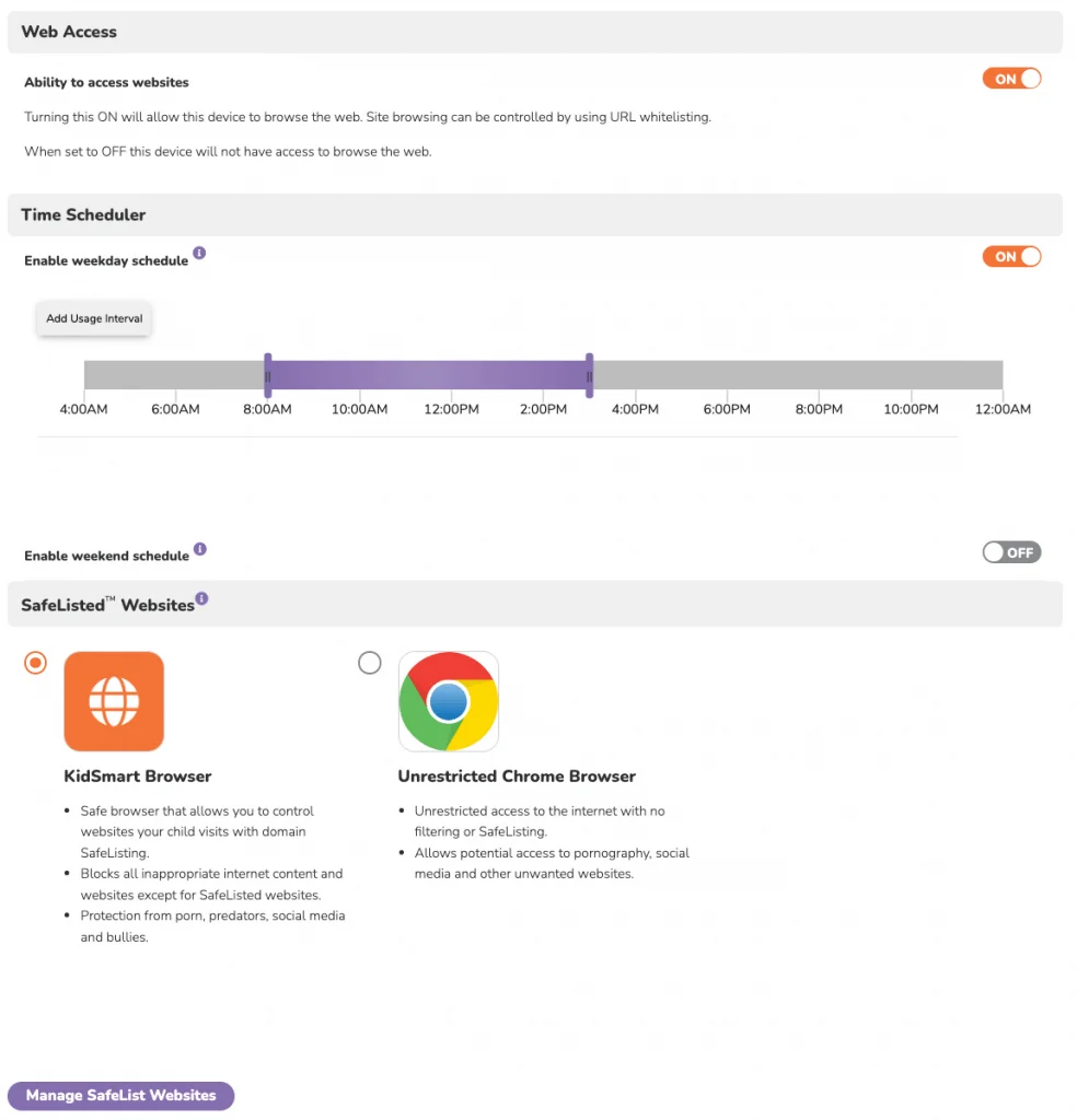 KidSmart Web Browser