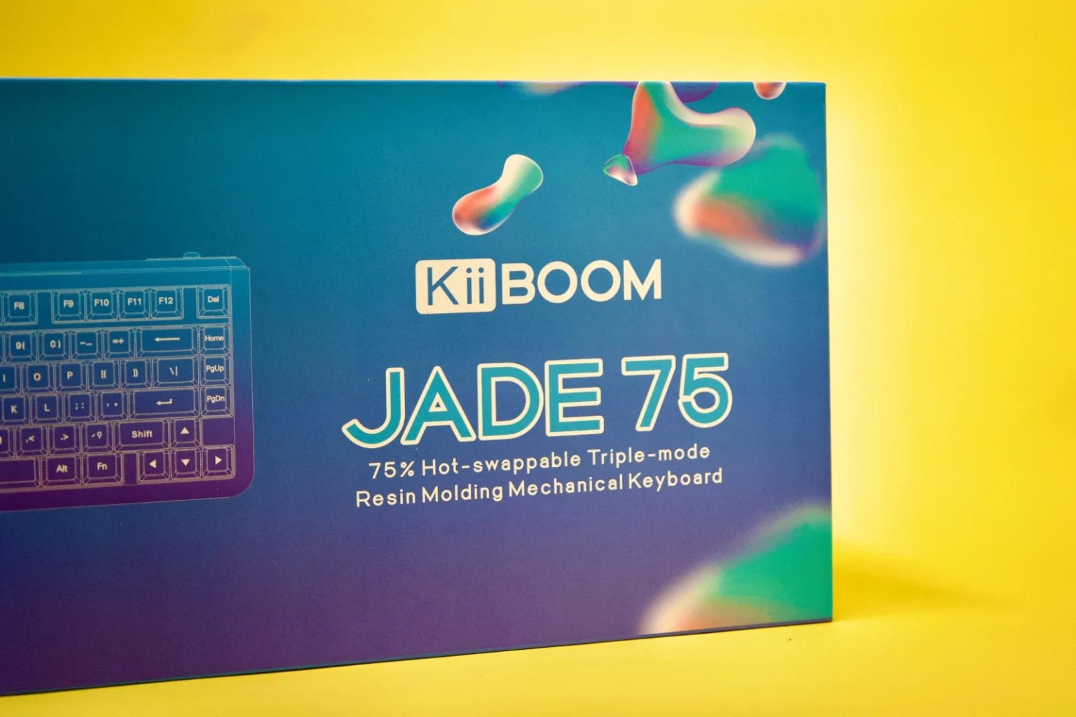 Đánh giá KiiBOOM Jade75: Ánh sáng resin rực rỡ, tùy chỉnh mượt mà và trải nghiệm gõ thocky 9 KiiBOOM Jade75 1