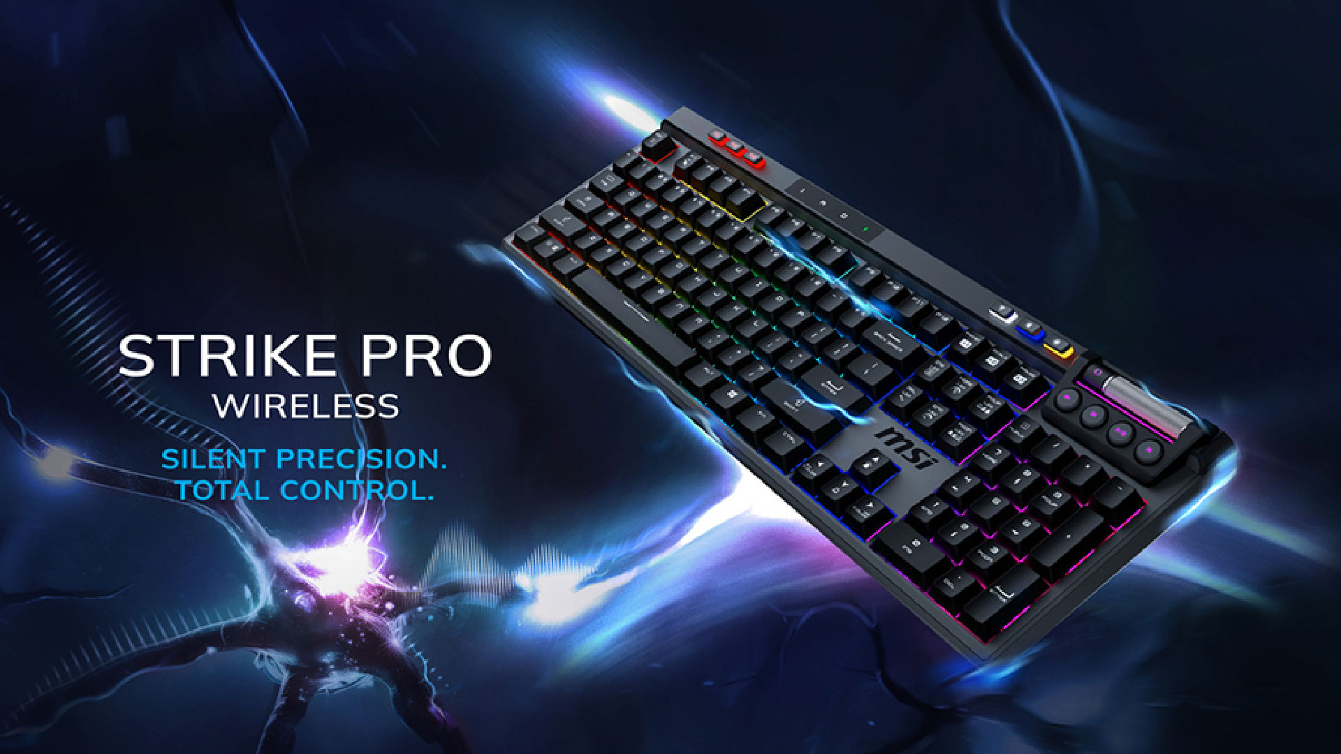 Đánh giá MSI Strike Pro Wireless: Bàn phím không dây Gaming đỉnh cao cho game thủ 1 MSI STRIKE PRO 01