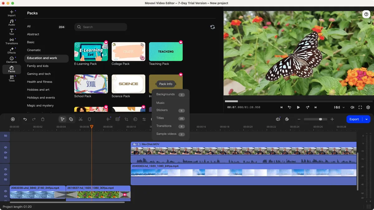 Đánh giá Movavi Video Suite 2025: Biên tập, chuyển đổi, quay màn hình - tất cả nằm trong một ứng dụng 12 Movavi Video Suite 2025 4