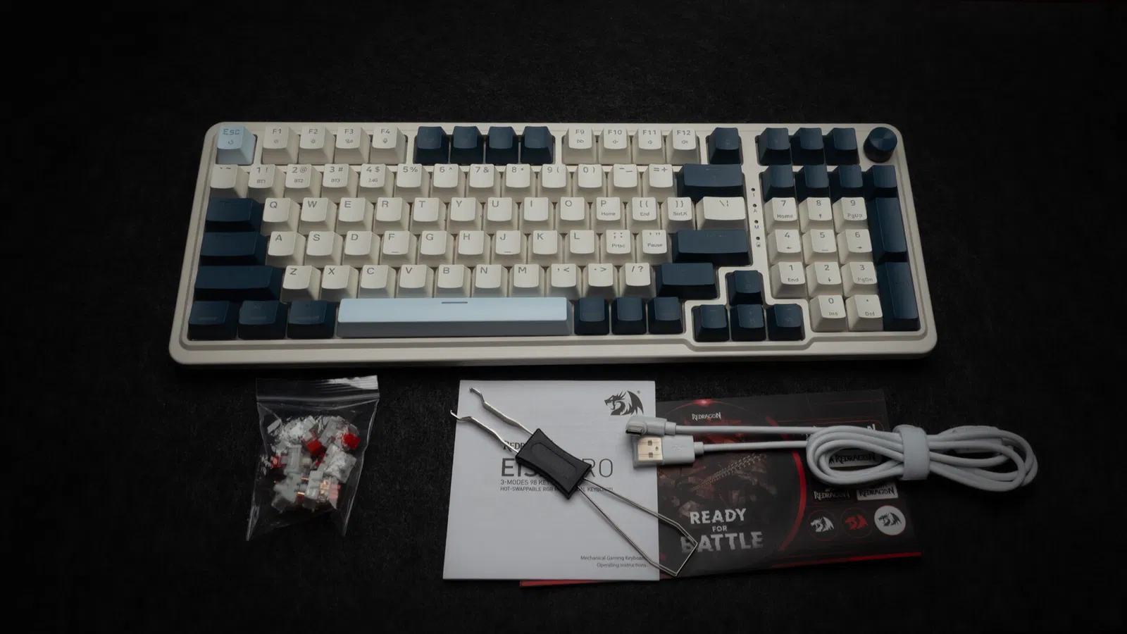 Redragon EISA K686 PRO Blue Himmel: Bàn phím Tri-Mode với thiết kế Eisa độc đáo 2 Redragon EISA K686 PRO 2