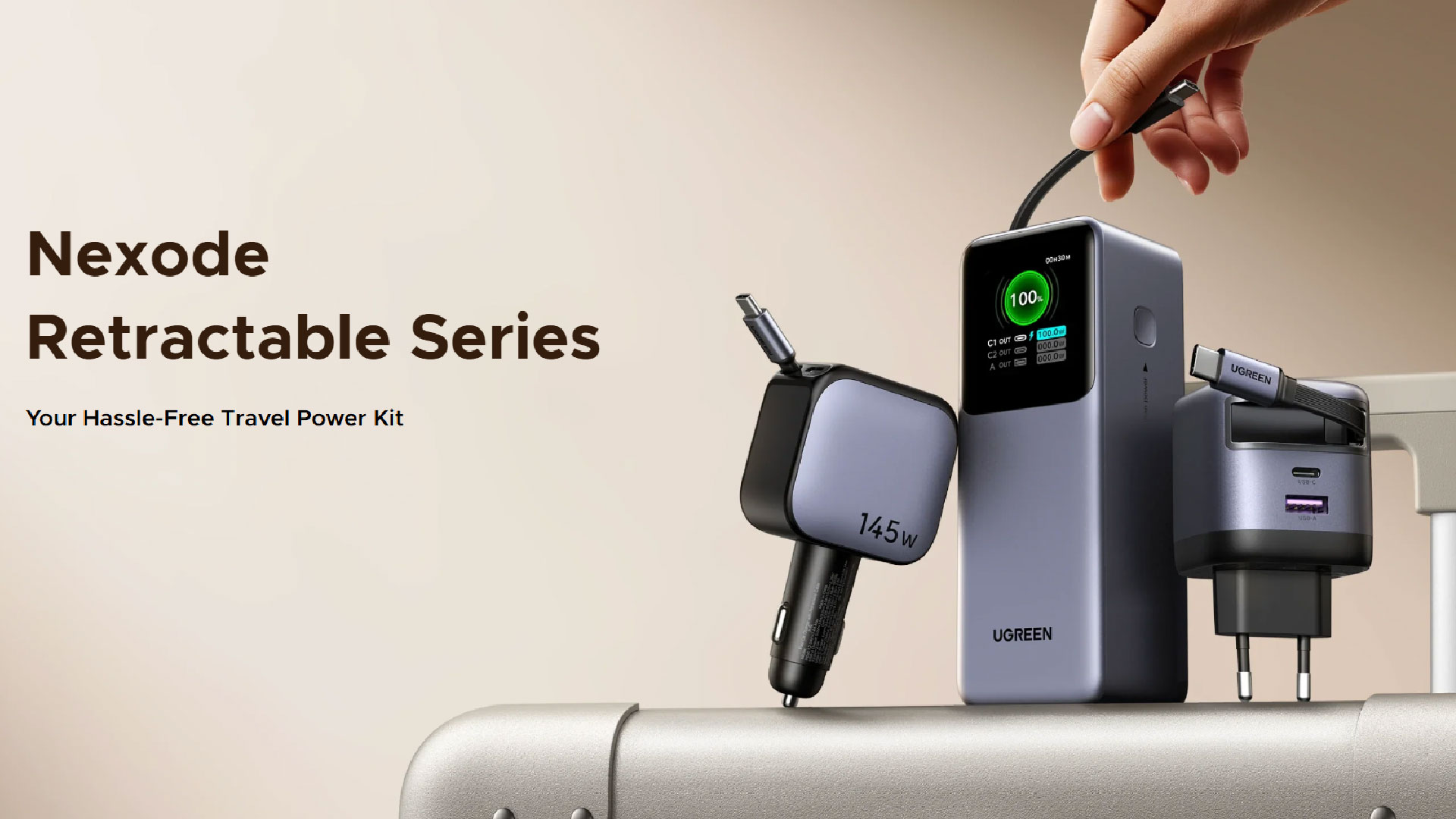 Trải nghiệm thực tế UGREEN Nexode Retractable Series: Khám phá Power Bank, Sạc, Bộ chuyển đổi ô tô và cáp thu gọn sáng tạo 1 Screenshot 10 01