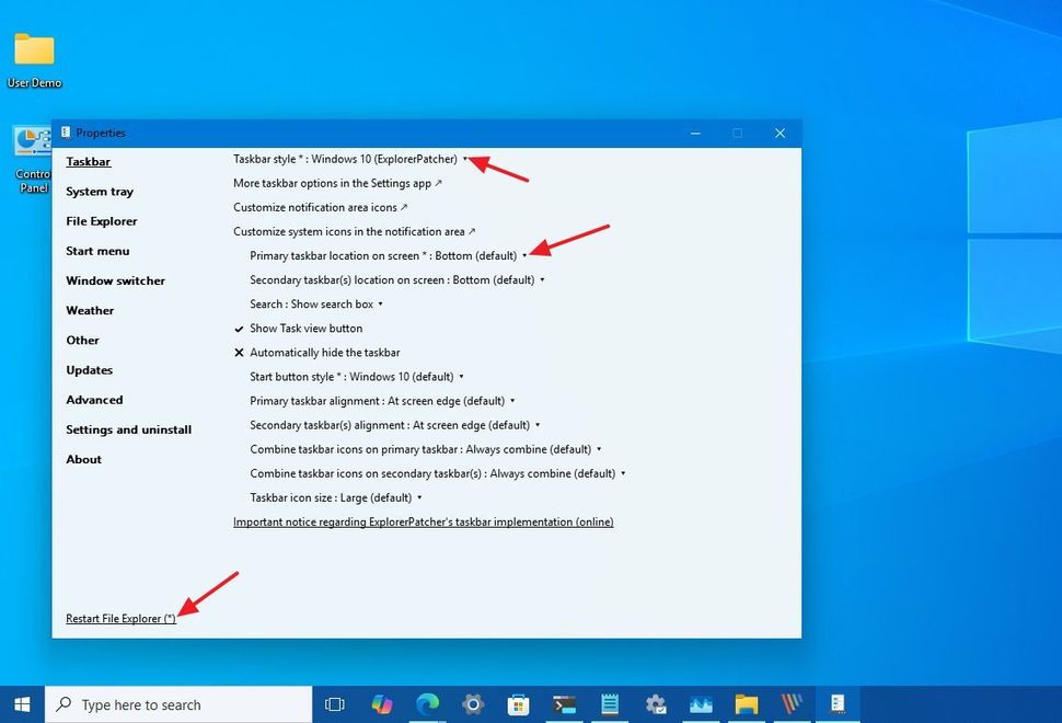 Tái hiện giao diện Windows 10 trên Windows 11: Mọi tinh chỉnh cần biết để mang lại trải nghiệm desktop quen thuộc 54 Tai hien giao dien Windows 10 tren Windows 11 15