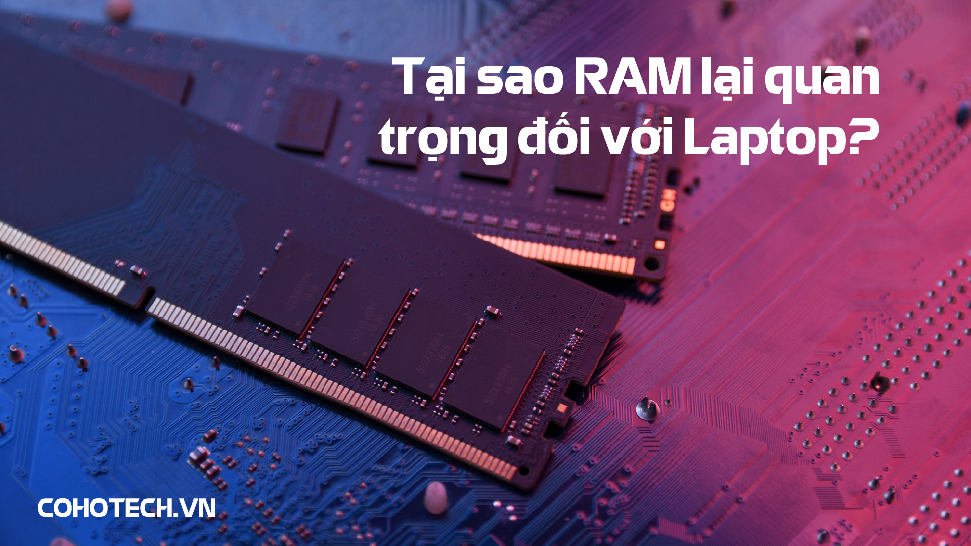 Tại sao RAM lại quan trọng đối với Laptop? Hãy tìm hiểu ngay để tối ưu hiệu suất 1 Tai sao RAM lai quan trong trong Laptop 01