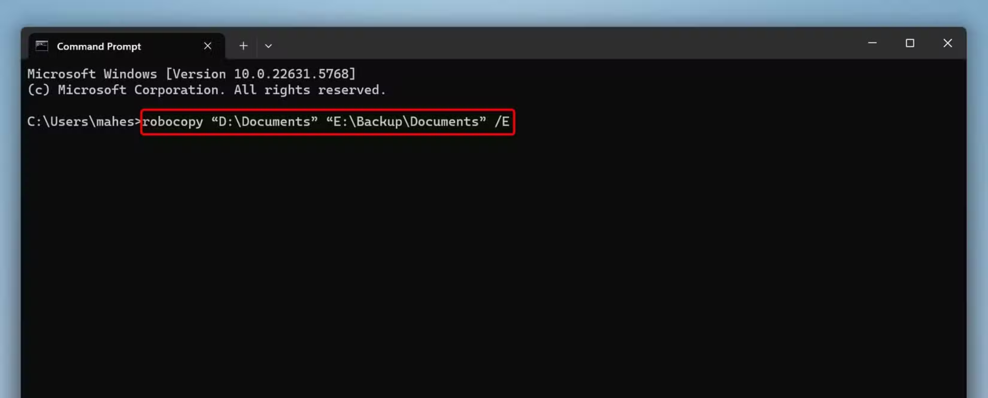 Thay tinh nang sao chep Windows bang Robocopy Cong cu manh me cho tep lon 4 e1756639252929