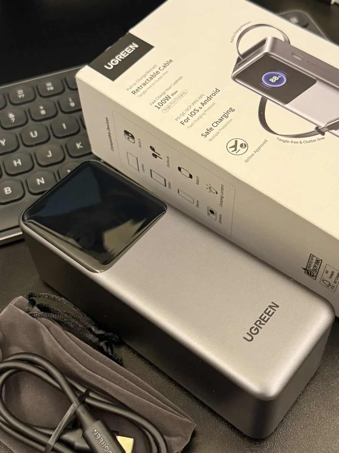 Trải nghiệm thực tế UGREEN Nexode Retractable Series: Khám phá Power Bank, Sạc, Bộ chuyển đổi ô tô và cáp thu gọn sáng tạo 15 UGREEN Nexode Retractable Series 3