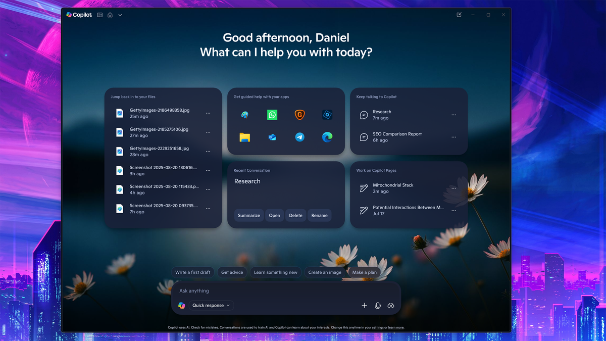 Ứng dụng Copilot của Windows 11 được nâng cấp: Cùng khám phá công cụ hữu ích này 8 Ung dung Copilot cua Windows 11 2