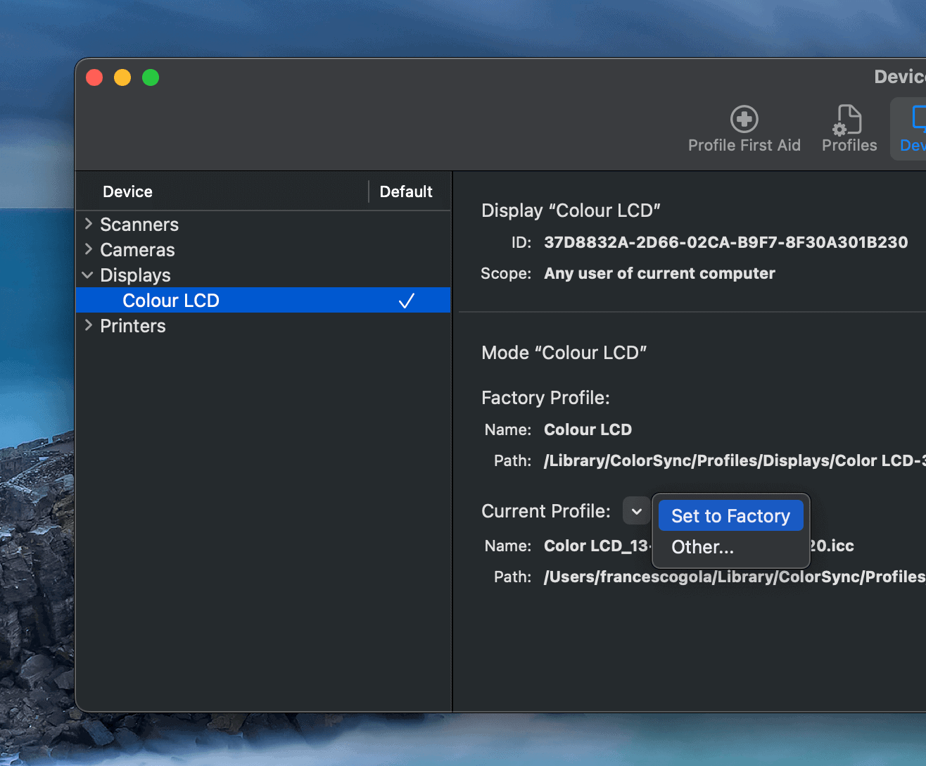 cach Calibrate va Profile MacBook Pro voi man hinh Liquid Retina XDR MiniLED 1