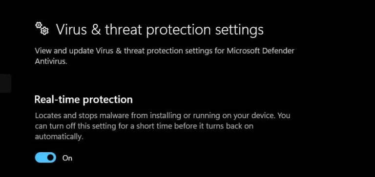 Hướng dẫn cách cài đặt bảo vệ khỏi Virus và mối đe dọa trên laptop Windows 15 cach cai dat bao ve khoi Virus 7