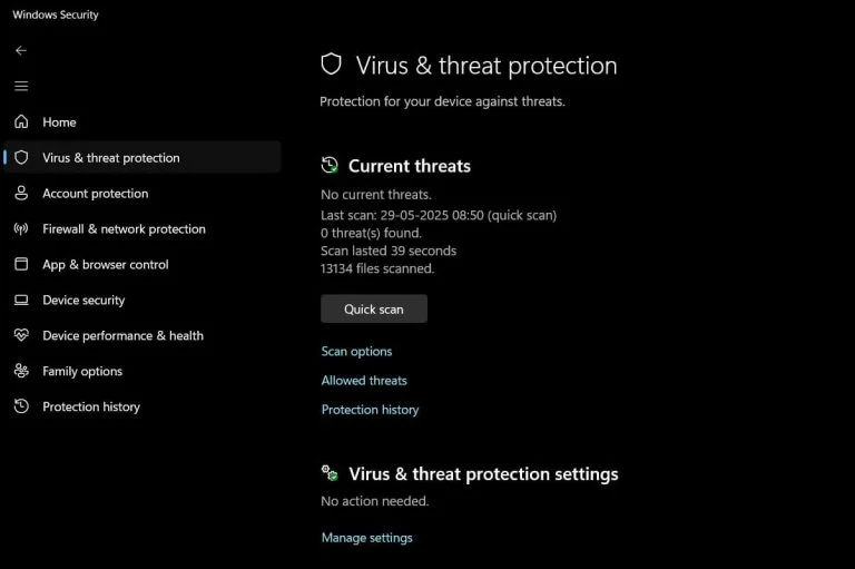 Hướng dẫn cách cài đặt bảo vệ khỏi Virus và mối đe dọa trên laptop Windows 14 cach cai dat bao ve khoi Virus 8