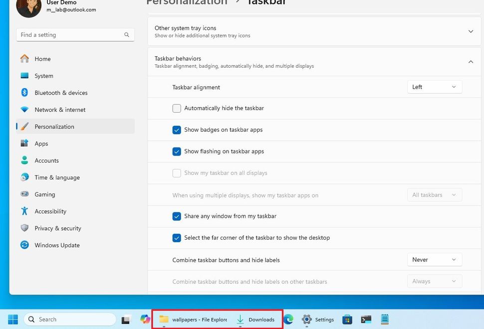 Hướng dẫn cách khôi phục giao diện người dùng desktop của Windows 10 trên Windows 11 38 cach khoi phuc giao dien nguoi dung desktop cua Windows 10 tren Windows 11 31