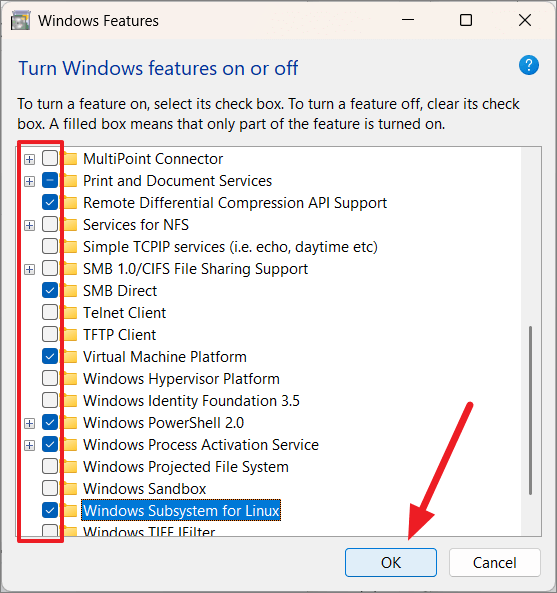 cach mo bat va tat cai dat Programs And Features trong Windows 11 1