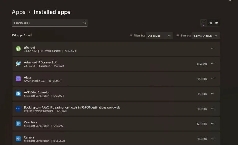 cach mo bat va tat cai dat Programs And Features trong Windows 11 13