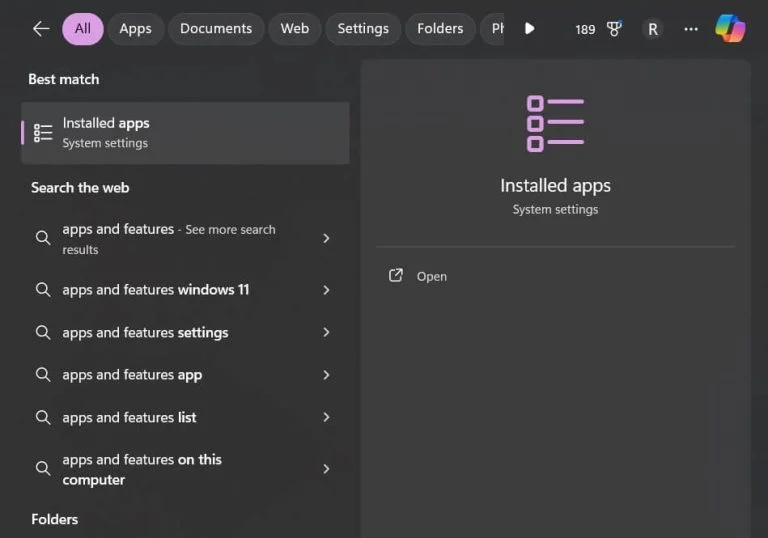 cach mo bat va tat cai dat Programs And Features trong Windows 11 14