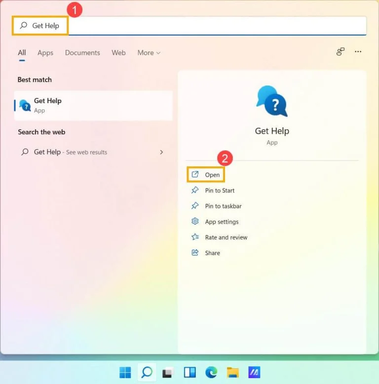 Hướng dẫn toàn diện cách nhận hỗ trợ trên Windows 11 11 cach nhan ho tro tren Windows 11 3