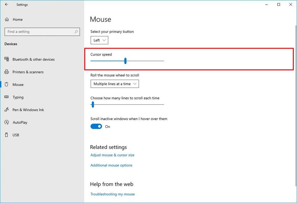 cach thay doi toc do chuot tren Windows 11 va Windows 10 4