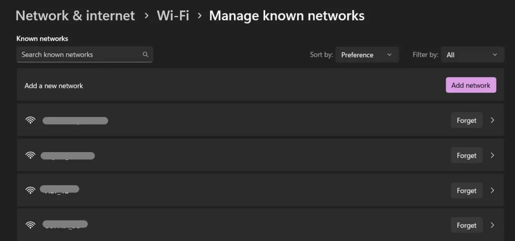 khac phuc hieu qua su co ket noi mang tren Windows 11 4