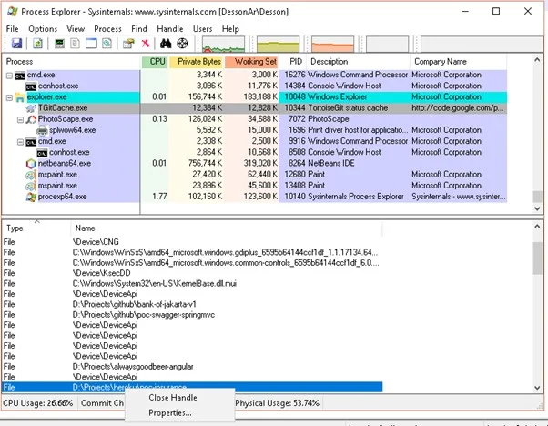 khac phuc loi The Requested Resource Is in Use tren Windows 10 11 16