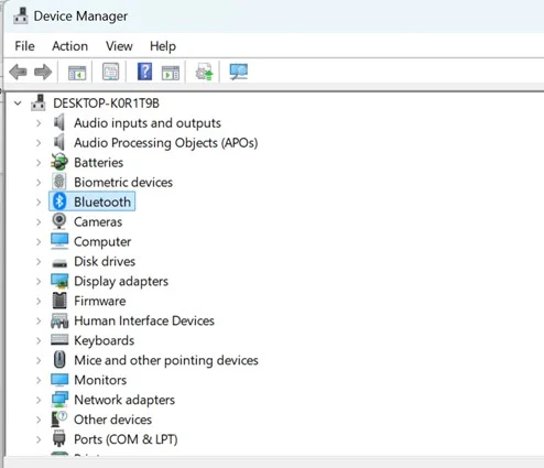 khac phuc su co ket noi cac thiet bi am thanh Bluetooth va man hinh khong day tren PC Windows 10 2