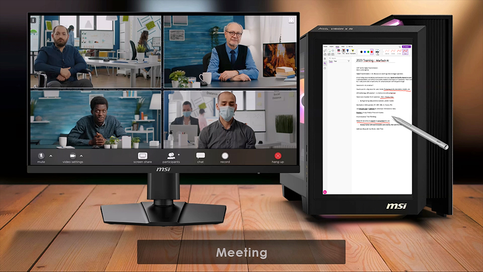 Giới thiệu AI HMI của MSI: Cách mạng hóa máy tính để bàn của bạn với màn hình cảm ứng 13 inch 17 man hinh cam ung 13 inch 8
