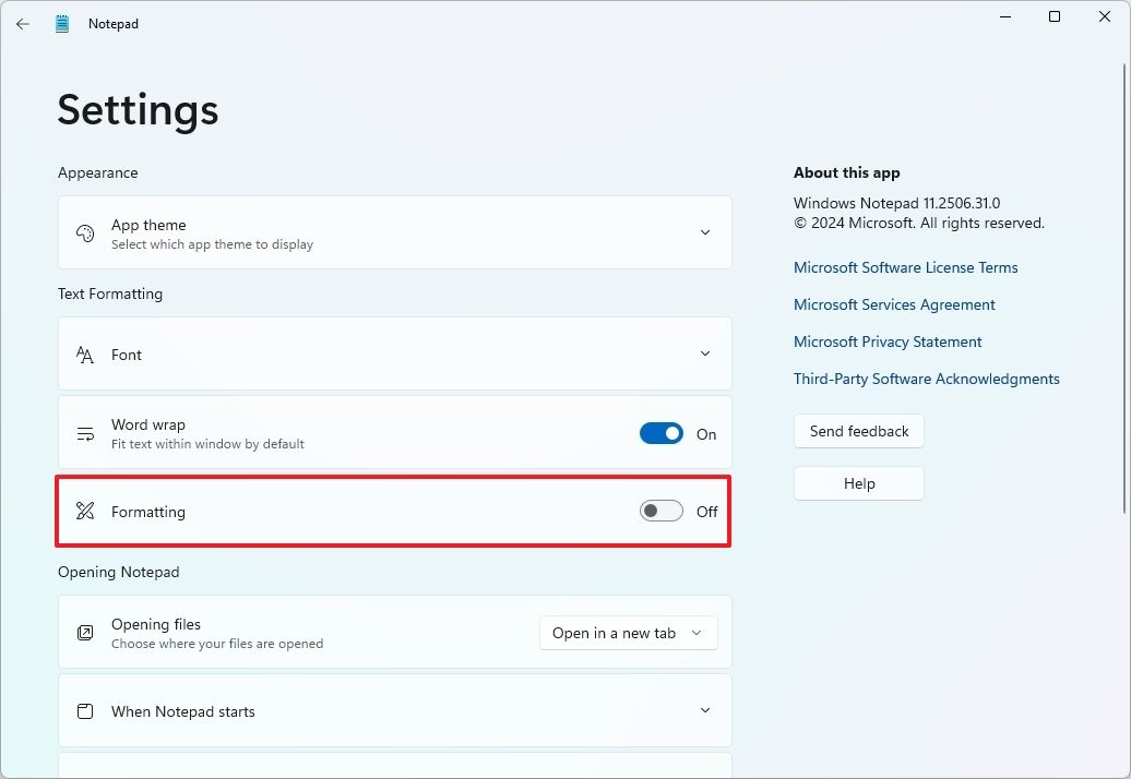 Hướng dẫn cách sử dụng Markdown trong ứng dụng Notepad trên Windows 11 19 su dung Markdown trong ung dung Notepad tren Windows 11 1