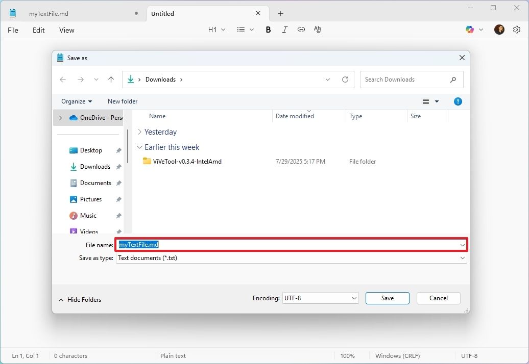 Hướng dẫn cách sử dụng Markdown trong ứng dụng Notepad trên Windows 11 13 su dung Markdown trong ung dung Notepad tren Windows 11 7