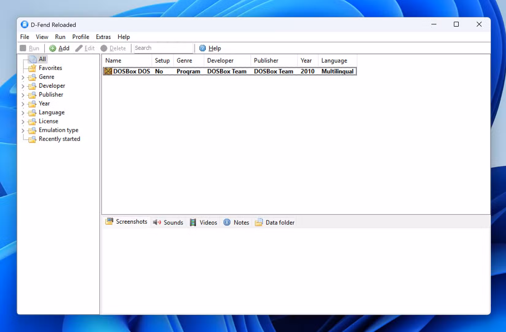 7 DOSBox Front End giup ban choi cac tua game PC co dien de dang 2