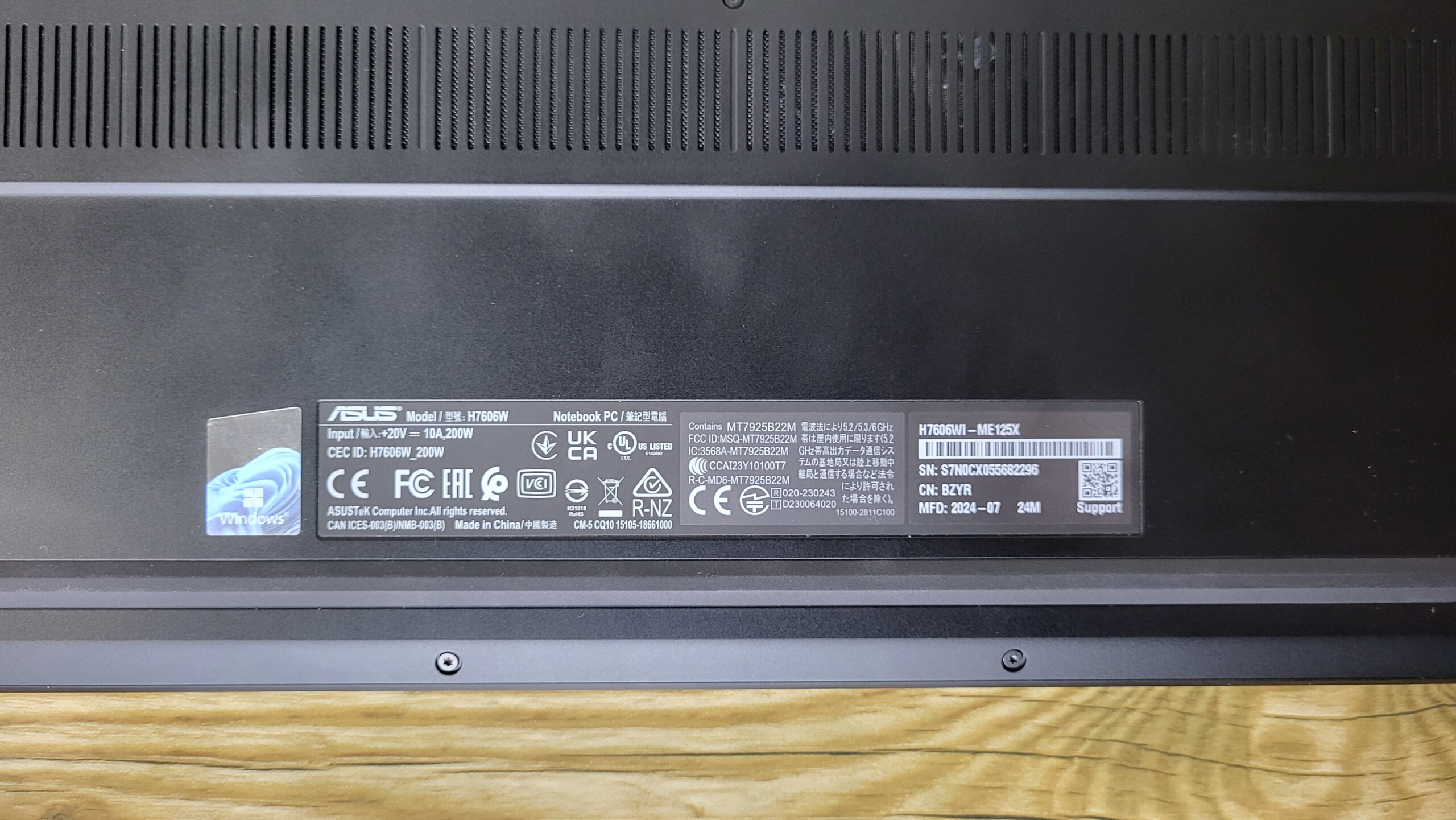 ASUS ProArt P16 H7606WI 15