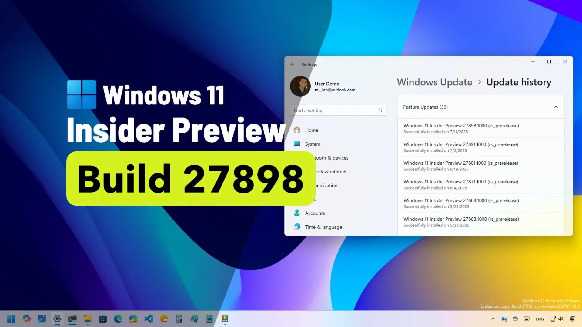 Bản dựng 27898 cho Windows 11 mang đến những tính năng mới cho Kênh Canary 1 Ban dung 27898 cho Windows 11 mang den nhung tinh nang moi cho Kenh Canary 1