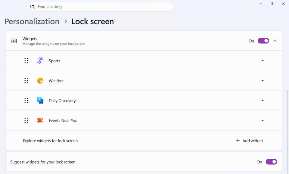 Bây giờ bạn có thể tùy chỉnh widget trên màn hình khóa Windows 11 6 Bay gio ban co the tuy chinh widget tren man hinh khoa Windows 11 2