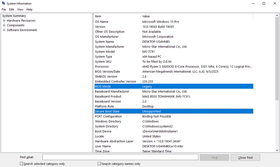 Cach bat Secure Boot va TPM 2.0 tren bo mach chu MSI AM4 2