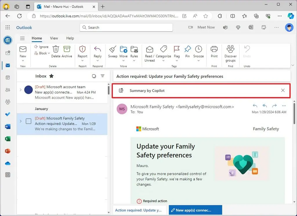 Cách bắt đầu sử dụng Copilot trong Outlook dành cho Windows 11 17 Cach bat dau su dung Copilot trong Outlook danh cho Windows 11 3