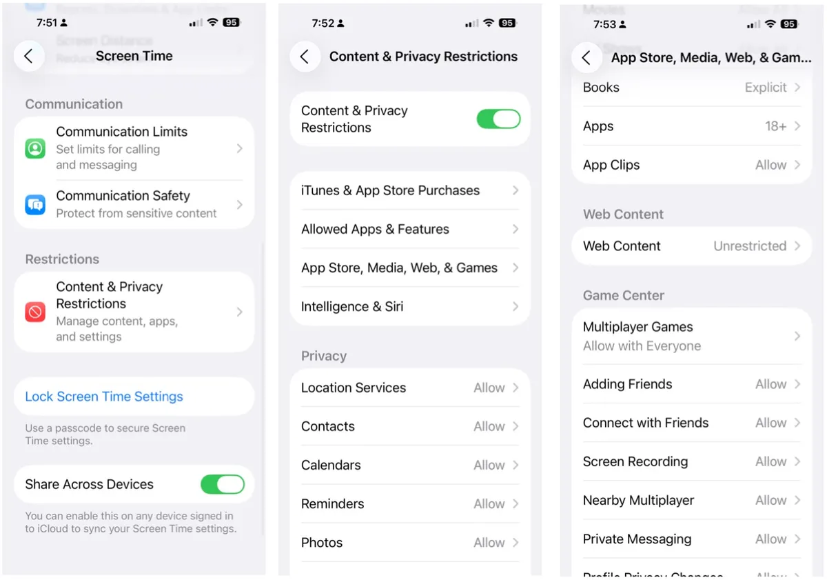 Hướng dẫn cách chặn trang web không mong muốn trên iPhone 6 Cach chan trang web tren iPhone 2